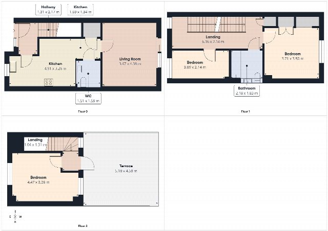 Floorplan for Credon Road, London, E13