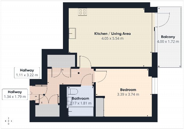Floorplan for Ardisia Mews, Liseran Court, E7