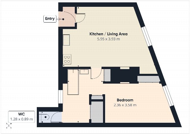 Floorplan for Essex Road, London, N1
