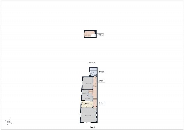 Floorplan for Okeburn Road, London, SW17