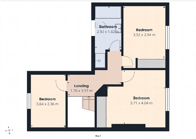 Floorplan for Ruxbury Cottage St Anns Hill Road, St Anns Hill Road, KT16 9NL