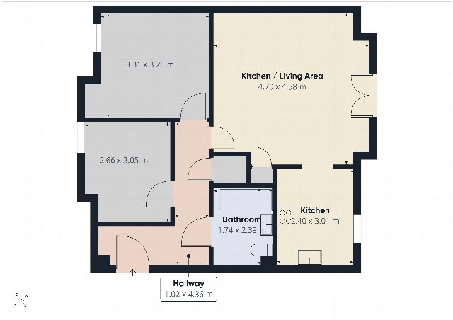Floorplan for 39 Old Hall Gardens, Monkspath, B90 4NN