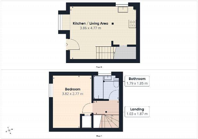 Floorplan for Landseer Close, London, SW19