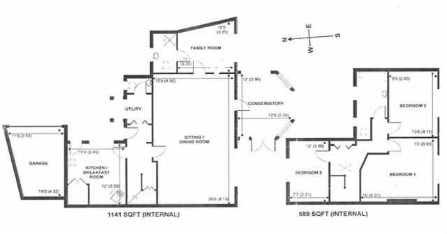 Floorplan for St. Anns Hill Road, Chertsey, KT16