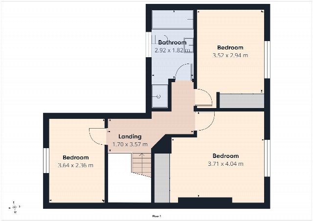 Floorplan for St. Anns Hill Road, Chertsey, KT16
