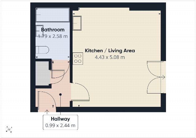 Floorplan for Bromsgrove Street, Latitude, B5
