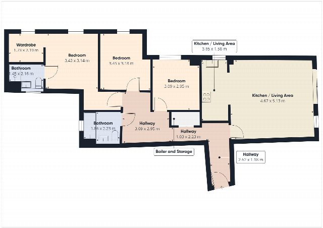 Floorplan for Tideslea Path, London, SE28