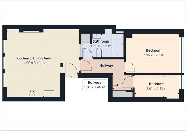 Floorplan for Lavender Hill, London, SW11